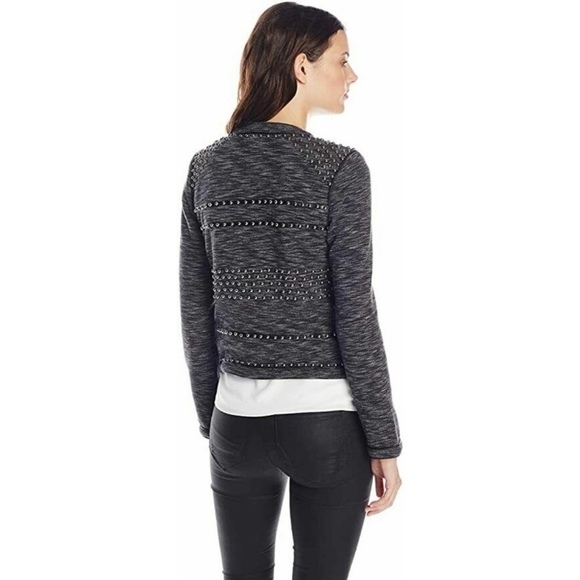 Greylin Monty Studded Knit Jacket - Picture 2 of 14